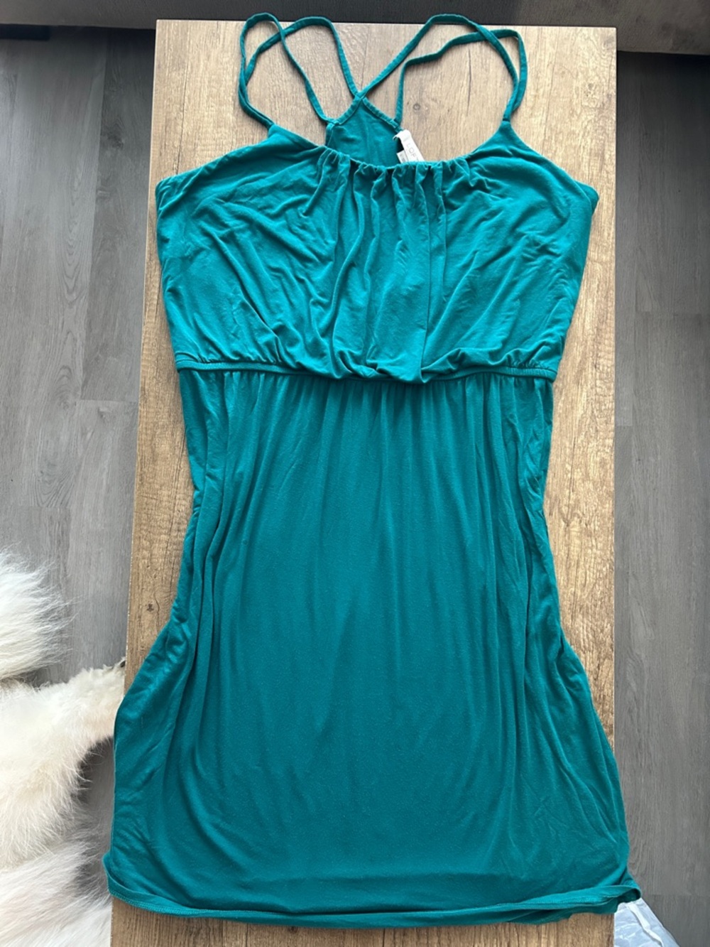 Ann Taylor Loft Sleeveless Green Tank Sundress Size Large